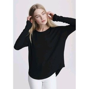 Rag & Bone Jean Women Black Pullover Sweater Women's Size XS Curved Hemline
